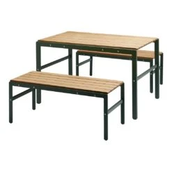 Fritz Hansen Skagerak Reform Bench -Danish Design Store 1560026 1560040 1560040 Reform Group Teak Hunter Green