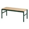 Fritz Hansen Skagerak Reform Bench -Danish Design Store 1560026 Reform Bench Teak Hunter Green