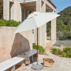 Fritz Hansen Skagerak Messina Umbrella - Round -Danish Design Store 1910101 S1900620 Messina Umbrella 10 Capri Umbrella Foot M e5d534a6 a907 43a3 aa92 c07b84deb330