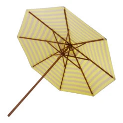 Fritz Hansen Skagerak Messina Umbrella - Round -Danish Design Store 1910118 Messina Umbrella 00 LemonSand Stripe