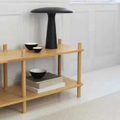 Normann Copenhagen Jam Bookcase -Danish Design Store 2020 Jam Bookcase Oak Shelter Lamp Black 01 348e020e 70f0 4106 b4ad a0a6cb3bd880