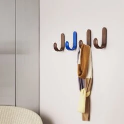 Normann Copenhagen Curve Hook 38 Normann Copenhagen Curve Hook -Danish Design Store 2020 Normann Copenhagen Curve Hook Walnut Blue 50fd741f 01d9 408c a7b2 b8cf3845555e