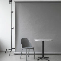 Normann Copenhagen Allez Round Outdoor Cafe Table -Danish Design Store 2021 Allez Chair Grey Allez Table 01