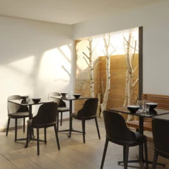 Normann Copenhagen Allez Square Outdoor Cafe Table 33 Normann Copenhagen Allez Square Outdoor Cafe Table -Danish Design Store 2021 Allez Chair Uph Ultra Leather Black 02