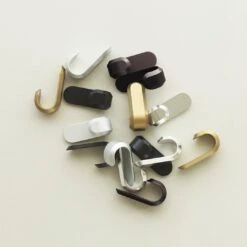 Normann Copenhagen Curve Mini Hook - Set Of 2 (Order Quantity: 6) 32 Normann Copenhagen Curve Mini Hook - Set Of 2 (Order Quantity: 6) -Danish Design Store 2021 Curve Mini Hooks Group 03
