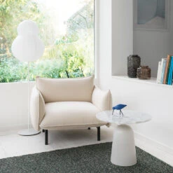 Normann Copenhagen Puff Floor Lamp (Order Quantity: 8) -Danish Design Store 2022 Ark Armchair Black Steel Divina MD 203 Puff Floor Lamp Bubble White Turn Table Marble White