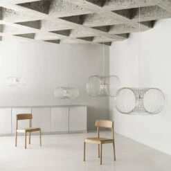 Normann Copenhagen Coil Wall Lamp 25 Normann Copenhagen Coil Wall Lamp -Danish Design Store 2022 Coil Lamp Group Timb Chair Upholstery Tan Camel Leather