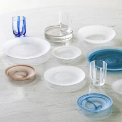 Normann Copenhagen Stripe Glass (Order Quantity: 4) 25 Normann Copenhagen Stripe Glass (Order Quantity: 4) -Danish Design Store 2022 Cosmic Plate White Brown Blue Group Mass Dish Hue Glass Stripe Glass Fit Glass a5938855 2d69 43ae 90df 36a0f6903424