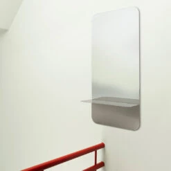 Normann Copenhagen Horizon Mirror - Vertical -Danish Design Store 2022 Horizon Mirror Vertical Stainless Steel 01