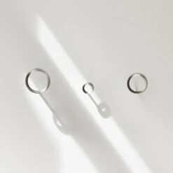 Normann Copenhagen Loop Hook (Order Quantity: 6) -Danish Design Store 2022 Loop Hook Small Medium Large Brushed Zinc 01