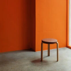 Normann Copenhagen Tap Stool 39 Normann Copenhagen Tap Stool -Danish Design Store 2022 Orange Edit Tap Stool Oak Caramel