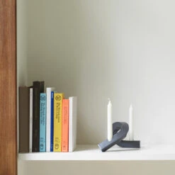 Normann Copenhagen Crooked Candlestick Two (Order Quantity: 2) 27 Normann Copenhagen Crooked Candlestick Two (Order Quantity: 2) -Danish Design Store 2023 Crooked Candlestick Two Grey 02