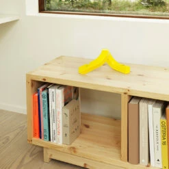 Normann Copenhagen Crooked Candlestick Two (Order Quantity: 2) 31 Normann Copenhagen Crooked Candlestick Two (Order Quantity: 2) -Danish Design Store 2023 Crooked Candlestick Two Yellow Plank Bookcase Low 01