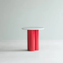 Normann Copenhagen Dit Side Table 32 Normann Copenhagen Dit Side Table -Danish Design Store 2023 Dit Table Bright Red White Carrara