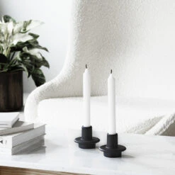 Normann Copenhagen Heima Candlestick (Order Quantity: 4) 25 Normann Copenhagen Heima Candlestick (Order Quantity: 4) -Danish Design Store 2023 Heima Candlestick Black 03