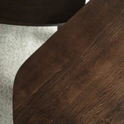 Normann Copenhagen Sculp Coffee Table -Danish Design Store 2023 Sculp Brown Stained Ash Detail 01