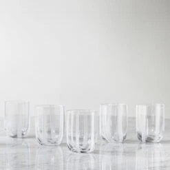 Normann Copenhagen Stripe Glass (Order Quantity: 4) 24 Normann Copenhagen Stripe Glass (Order Quantity: 4) -Danish Design Store 2023 Stripe Glass 39cl White Stripes 01