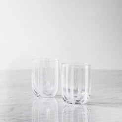 Normann Copenhagen Stripe Glass (Order Quantity: 4) 21 Normann Copenhagen Stripe Glass (Order Quantity: 4) -Danish Design Store 2023 Stripe Glass 39cl White Stripes 02