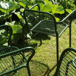 Normann Copenhagen Vig Outdoor Dining Chair W/ Armrest -Danish Design Store 2023 Vig Armchair Dark Green Group