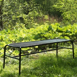 Normann Copenhagen Vig Outdoor Bench -Danish Design Store 2023 Vig Bench Black