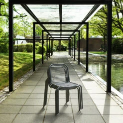 Normann Copenhagen Vig Outdoor Dining Chair -Danish Design Store 2023 Vig Chair Grey