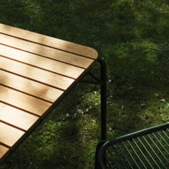 Normann Copenhagen Vig Outdoor Dining Table 28 Normann Copenhagen Vig Outdoor Dining Table -Danish Design Store 2023 Vig Table 90x200 Wood Dark Green Detail 22c2f434 62b6 4df9 8a3d d3811d5cbb90