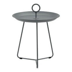 Eyelet Outdoor Tray Table 28 Eyelet Outdoor Tray Table -Danish Design Store 20901 2650 EYELET O45 cm DarkGrey HOUE high