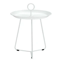 Eyelet Outdoor Tray Table 26 Eyelet Outdoor Tray Table -Danish Design Store 20901 4308 EYELET O45 cm Muted white HOUE high