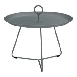 Eyelet Outdoor Tray Table 29 Eyelet Outdoor Tray Table -Danish Design Store 20902 2650 EYELET O60 cm DarkGrey HOUE high