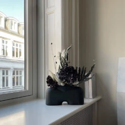 101 COPENHAGEN Cobra Fat Vase -Danish Design Store 212004 Cobra Vase Fat Medio Black Mood