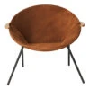 Warm Nordic Balloon Chair -Danish Design Store 2203001 warmnordic furniture balloon loungechair brown nubuck 01