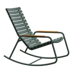 ReCLIPS Outdoor Rocking Chair -Danish Design Store 22303 2727 03 ReCLIPS Rocking OliveGreen Bamboo low res