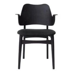 Warm Nordic Gesture Chair - Seat Upholstered 25 Warm Nordic Gesture Chair - Seat Upholstered -Danish Design Store 2405004 warmnordic diningchairs gesture black lacquered anthracite back black lacquered