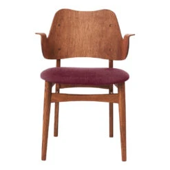 Warm Nordic Gesture Chair - Seat Upholstered 27 Warm Nordic Gesture Chair - Seat Upholstered -Danish Design Store 2405006 warmnordic diningchairs gesture teak stained seat bordeaux back teak stained