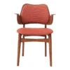 Warm Nordic Gesture Chair - Seat & Back Upholstered 2 Warm Nordic Gesture Chair - Seat & Back Upholstered -Danish Design Store 2405009 warmnordic diningchairs gesture teak stained seat back peachy pink