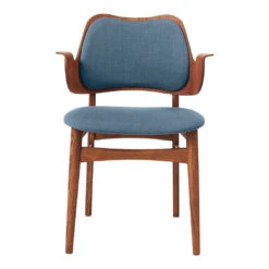 Warm Nordic Gesture Chair - Seat & Back Upholstered 17 Warm Nordic Gesture Chair - Seat & Back Upholstered -Danish Design Store 2405012 warmnordic diningchairs gesture teak stained seat back denim blue