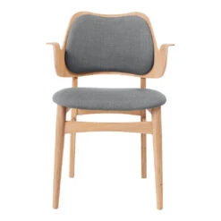 Warm Nordic Gesture Chair - Seat & Back Upholstered 19 Warm Nordic Gesture Chair - Seat & Back Upholstered -Danish Design Store 2405016 warmnordic diningchairs gesture oak oiled seat back grey melange