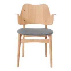 Warm Nordic Gesture Chair - Seat Upholstered 32 Warm Nordic Gesture Chair - Seat Upholstered -Danish Design Store 2405017 warmnordic diningchairs gesture oak oiled seat grey melange back oak