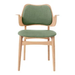 Warm Nordic Gesture Chair - Seat & Back Upholstered 20 Warm Nordic Gesture Chair - Seat & Back Upholstered -Danish Design Store 2405018 warmnordic diningchairs gesture oak oiled seat back sage green