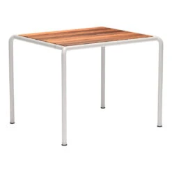 Avanti Outdoor Dining Table -Danish Design Store 24151 1515 08 AVANTI Table 83x98 Thermo ash Muted white HOUE high