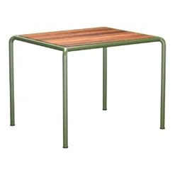 Avanti Outdoor Dining Table -Danish Design Store 24151 1515 49 AVANTI Table 83x98 Thermo ash Olive green HOUE high