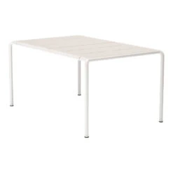 Avanti Outdoor Dining Table -Danish Design Store 24152 4343 08 AVANTI Table 153x98 Mono Muted white HOUE high
