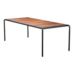 Avanti Outdoor Dining Table -Danish Design Store 24153 1515 12 AVANTI Table 222x98 Thermo ash Black HOUE high