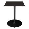 PICO Outdoor Café Table W/ Round Base - Square -Danish Design Store 24304 2412 PICO Cafe Table 60x60 Round Black HOUE high