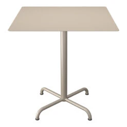 PICO Outdoor Café Table W/ 4-Star Base - Square -Danish Design Store 24403 2373 PICO Cafe table 70x70 4 star base Beige HOUE high