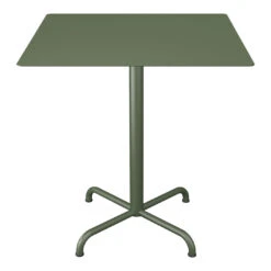 PICO Outdoor Café Table W/ 4-Star Base - Square -Danish Design Store 24403 2749 PICO Cafe Table 70x70 4 star OliveGreen HOUE high