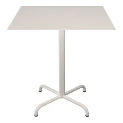 PICO Outdoor Café Table W/ 4-Star Base - Square -Danish Design Store 24403 4308 PICO Cafe Table 70x70 4 star MutedWhite HOUE high