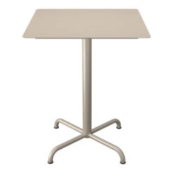 PICO Outdoor Café Table W/ 4-Star Base - Square -Danish Design Store 24404 2373 PICO Cafe table 60x60 4 star base Beige HOUE high