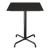 PICO Outdoor Café Table W/ 4-Star Base - Square 2 PICO Outdoor Café Table W/ 4-Star Base - Square -Danish Design Store 24404 2412 PICO Cafe Table 60x60 4 star Black HOUE high