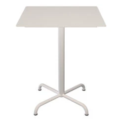 PICO Outdoor Café Table W/ 4-Star Base - Square -Danish Design Store 24404 4308 PICO Cafe Table 60x60 4 star MutedWhite HOUE high